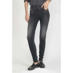 Jeans push - up slim taille haute pulp, longueur 34 noir lina