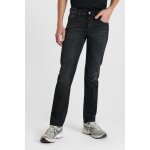 Jeans regular droit, longueur 34 noir mattia en coton tom