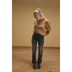 Jeans fille, regular, droit 400 / 14, longueur 34 noir en coton Jeans fille, regular, droit 400 / 14, longueur 34 noir en coton