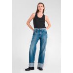 Jeans regular, droit 400 / 28, longueur 34 bleu ines en coton