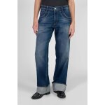 Jeans regular, droit 400 / 28 regular loose taille haute, longueur 34 bleu louise