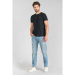Jeans regular, droit 700 / 17 relax, longueur 34 bleu en coton kai