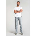 Jeans regular, droit 700 / 22, longueur 34 gris en coton