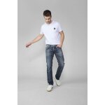 Jeans regular, droit 800 / 12, longueur 34 bleu toby en coton Jeans regular, droit 800 / 12, longueur 34 bleu toby en coton