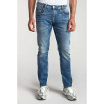 Jeans regular, droit 800 / 12jo, longueur 34 bleu en coton quinn