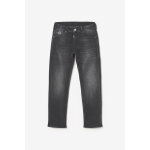 Jeans gar�on, regular, droit 800 / 16, longueur 34 noir en coton