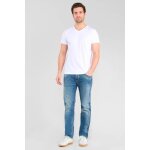 Jeans regular, droit 800 / 60 loose, longueur 34 bleu en coton alex