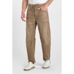 Jeans regular, droit hobo, longueur 34 beige en coton ari Jeans regular, droit hobo, longueur 34 beige en coton ari