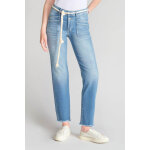 Jeans regular, droit pricilia, 7 / 8me bleu fleur