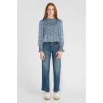 Jeans regular, droit pulp slim taille haute, longueur 34 bleu zoe