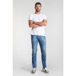 Jeans regular pazy 800 / 12, longueur 34 bleu en coton