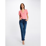 Jeans regular taille standard bleu en coton Jeans regular taille standard bleu en coton