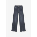Jeans fille, sina pulp flare taille haute bleu - noir n°1 en coton Jeans fille, sina pulp flare taille haute bleu - noir n°1 en coton