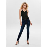 Jean skinny bleu en coton lise