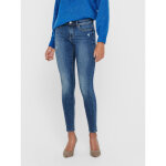 Jean skinny bleu en coton lise