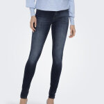 Jean skinny blush noir en coton gia Jean skinny blush noir en coton gia