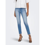 Jean skinny longueur cheville bleu en coton yas Jean skinny longueur cheville bleu en coton yas