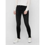 Jean skinny longueur cheville noir en coton lise Jean skinny longueur cheville noir en coton lise