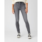 Jean skinny femme gris en coton