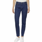 Jean skinny taille haute l32 femme calvin klein - denim brut bleu en coton