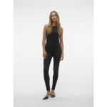 Jean skinny taille moyenne noir en coton wren