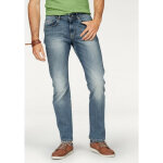 Jean slim 5 poches stretch l32 homme rhode island - bleu en coton