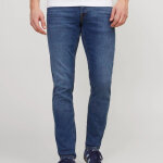 Jeans slim bleu denim leah en coton