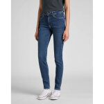Jean slim femme en coton bleu Jean slim femme en coton bleu