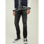 Jean slim fit noir en coton oliver