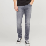 Jeans slim gris zo en coton lia