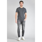 Jean slim - noir en coton