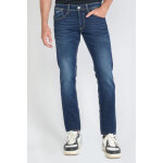 Jeans slim stretch 700 / 11, longueur 34 bleu abel