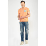 Jeans slim stretch 700 / 11, longueur 34 bleu jared