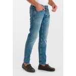 Jeans slim stretch 700 / 11, longueur 34 bleu seth en coton