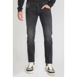 Jeans slim stretch 700 / 11, longueur 34 noir