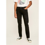 Jean taper stanley homme noir en coton Jean taper stanley homme noir en coton