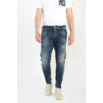 Jeans tapered 903, longueur en coton