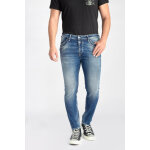 Jeans tapered 916, longueur 34 bleu rudy