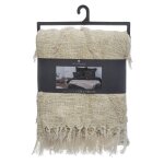 Jet de lit slub tuft brillant