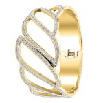 Jonc femme so charm - b2096 - dore - bracelet mode dor