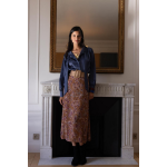 Jupe boutonne cline en viscose