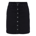 Jupe courte en coton peggy noir lucie
