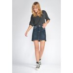 Jupe droite en jeans - bleue