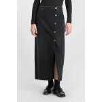 Jupe droite en jeans raphi noir ione Jupe droite en jeans raphi noir ione