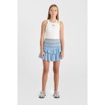 Jupe evase, patineuse en jeans adonoigi bleu willa