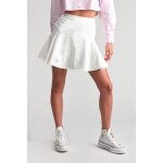 Jupe fille, evase, patineuse shelagi blanc en coton