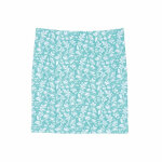 Jupe femme bleu en coton