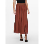 Jupe marron en viscose