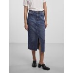 Jupe midi en denim bleu Jupe midi en denim bleu