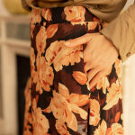 Jupe midi gaelle rose en viscose Jupe midi gaelle rose en viscose